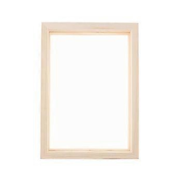 Kreativ dubbelsidig glasexemplar transparent träram 11,4 x 16,4 cm (11,4 x 16,4 cm)