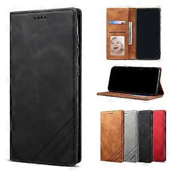 Läderfodral för iPhone 6 / 6s (Svart)