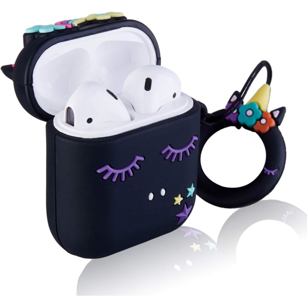 Kotelo Airpod 2/1 Söpö Hauska Piirretty Suojakuori Nainen C