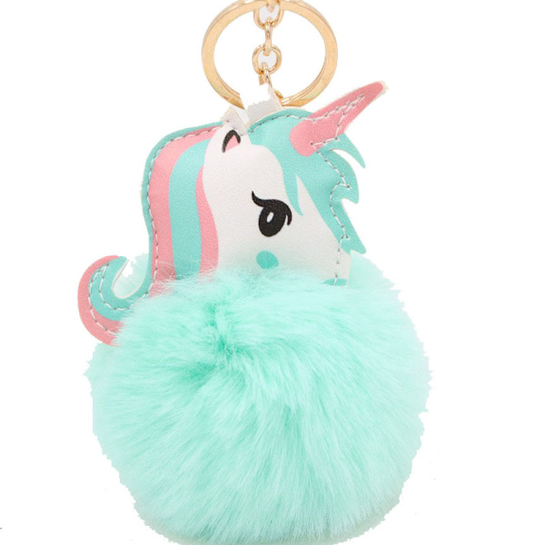 Plush påsehänge med ponny (grön)