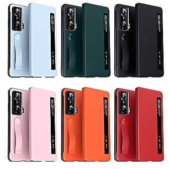 Litchi Mønster PU Telefon Cover til Honor Magic Vs (Sort)