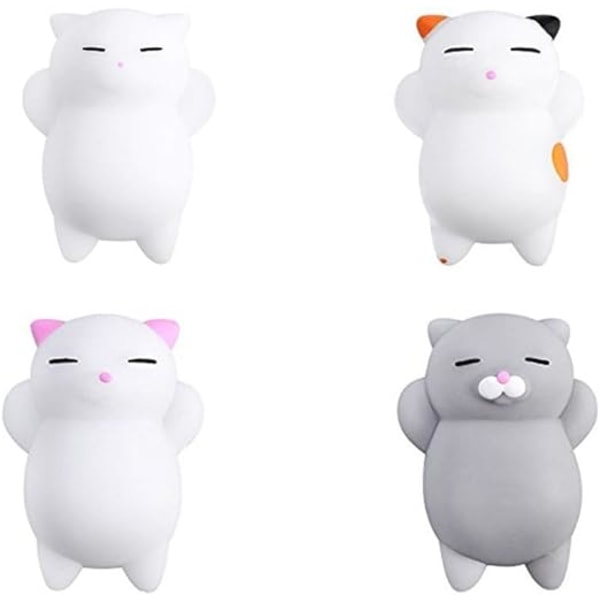 Katt Antistress Leker Mini Katt Squeeze Leker Stress Mochi Kawaii Kawai