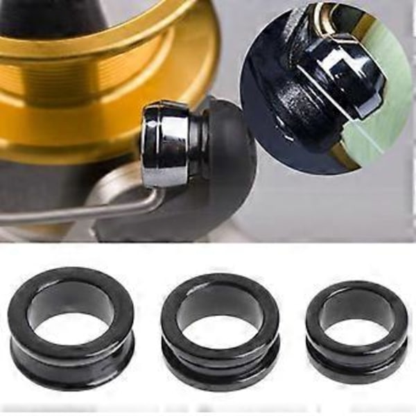 Fiskesnelle Line Roller Keramisk SIC Perfekt for Spinnfiske Snelle Glatt Tilbehør (12*8*5 )