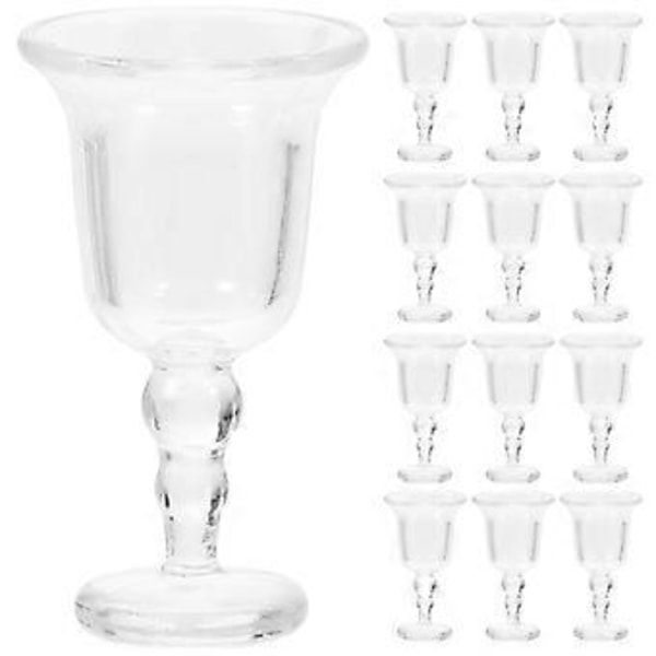 20 stk. Miniatyr Tom Vinglass Modell Dukkehus Mini Vinglass Dekor Prop Dukkehus Forsyninger