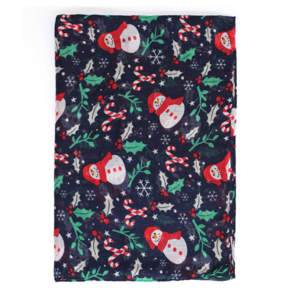 Jul Infinity Scarf Lättviktig Loop Sheer Scarves för Kvinnor