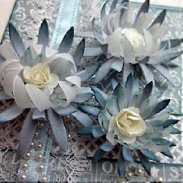 Multi Daisy Blomsterform Metal Skæreforme Stencil DIY Scrapbooking Prægning Værktøj Papirkort Album Skabelon Form Dekoration
