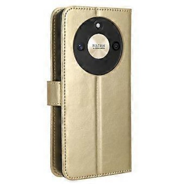 For Honor X50 Læder Telefon Stativ Etui Anti-Ridse Mobiltelefon Skal Pengepung Dækning (Stil B)