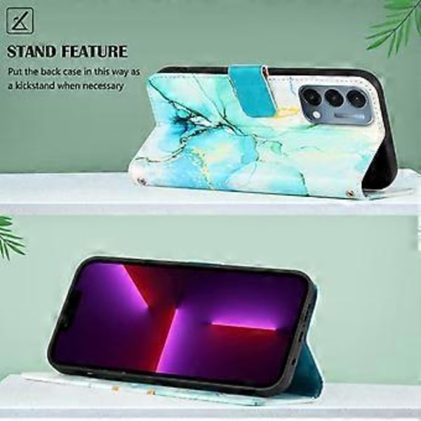 Marmor Etui For OnePlus Nord N200 5G & OPPO A74 5G (Grønn)