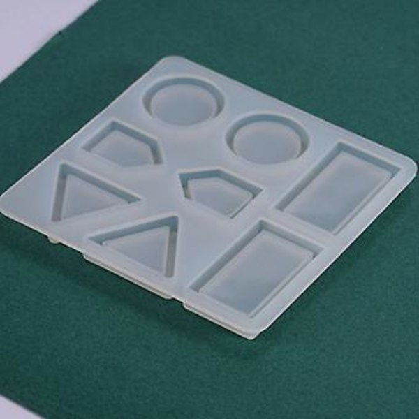 Krystal Epoxy Resin Form Øreringe Vedhæng Støbning Silikoneform Håndlavede DIY Håndværk Smykkefremstillingsværktøjer