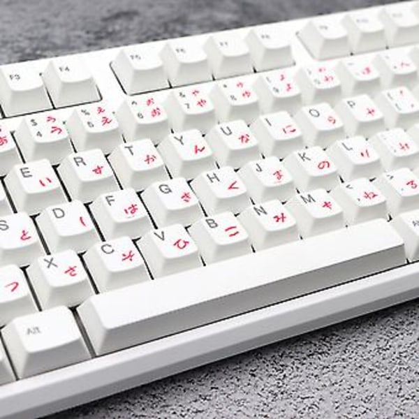 131 stk. Keycap Dye Sub Keycaps for Cherry MX Mekanisk Japansk Cherry Tastatur