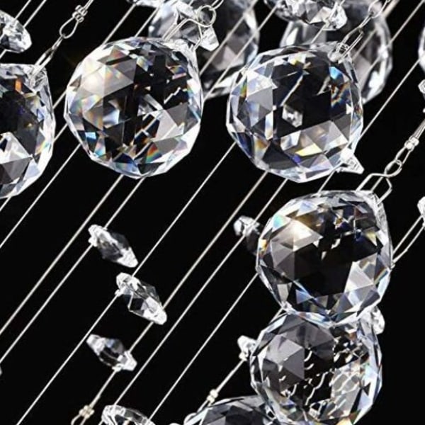Taklampor Modern Led Krona Spiral Boll Raindrop K9 Crys