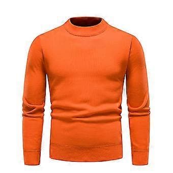 Efterår Vinter Herre Pullovers O Hals Sweater Mode Slim Fit d Co/YY(M Grøn)