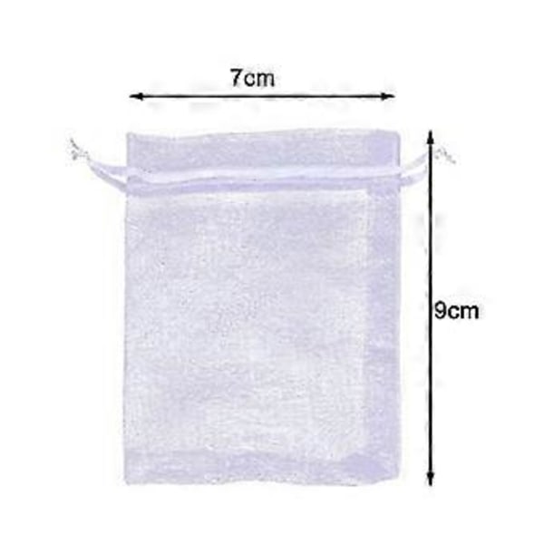 Bryllups Organza Pose - 100 Stykker Pose til Gaver