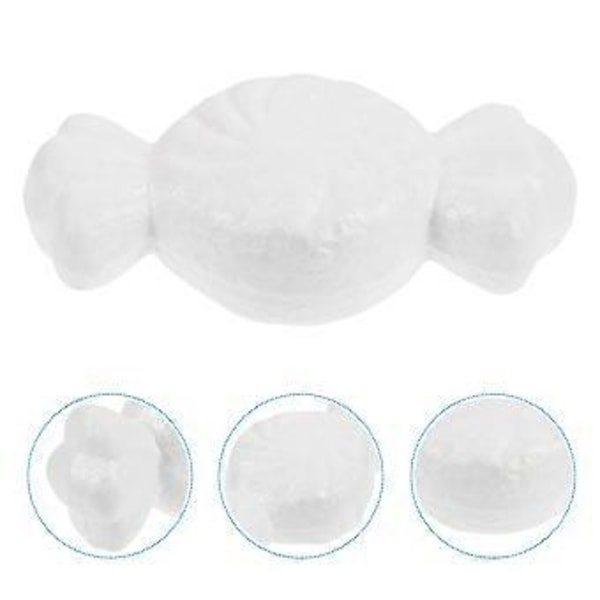 10 stk. DIY Hvide Slikformede Forme Børn Dekorativ DIY Forme