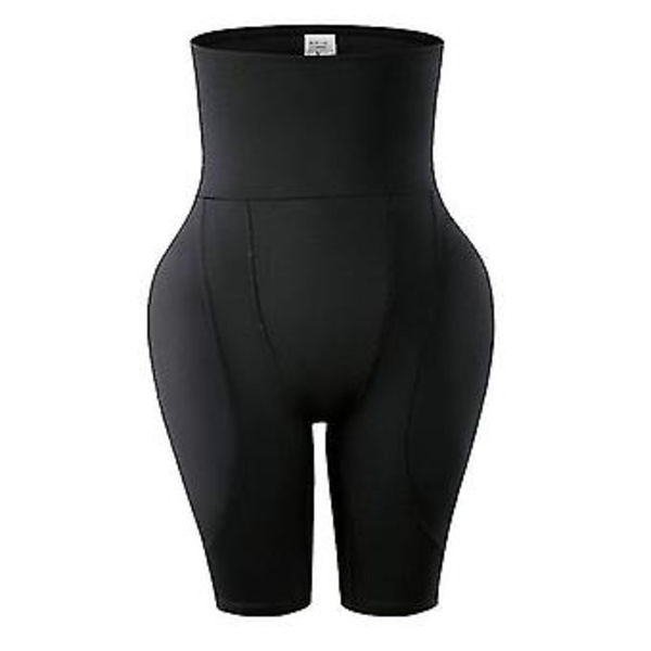 Swear Vadderade Butt Lifter Byxor Hög Midja Er För Kvinnor Tum Sr Höftförstärkare Lår (2XL SVART)