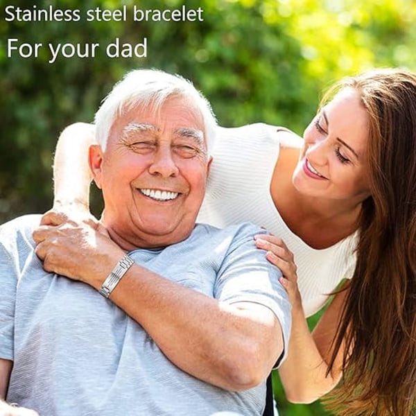 Til Min Far Armbånd, Datter Søn Til Far Gaveidé Kærlighedsbesked