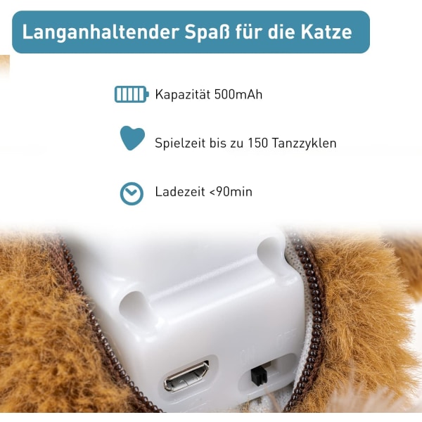 Interaktivt elektronisk fiskelegetøj til katte - Elektrisk legetøj