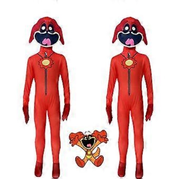 Poppy Playtime 3 Smiling Critters Cosplay Jumpsuit DogDay Catnap Halloween Kostym för Vuxna (170 Dog Day)