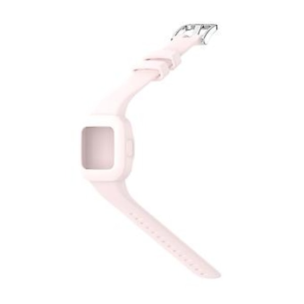 Silicone armbånd i ren farve til Garmin Vivofit JR3 (Pink)