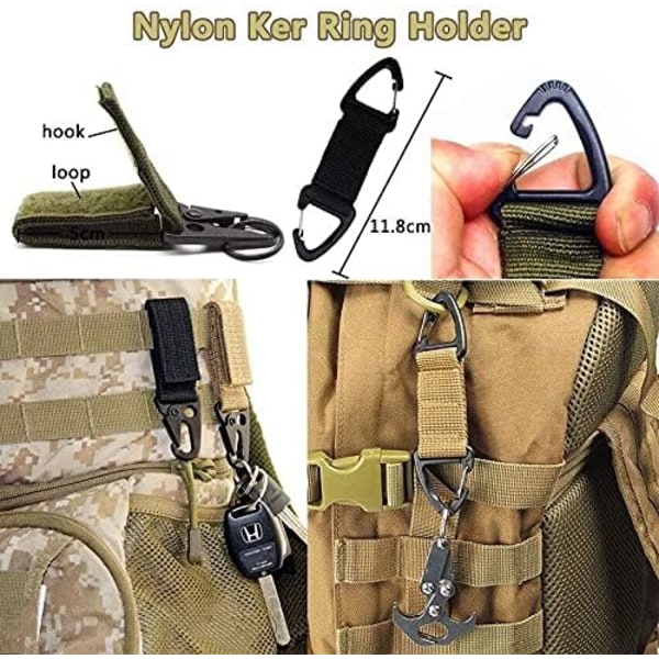 Taktiska Molle-växelklämmor för taktiska ryggsäckar