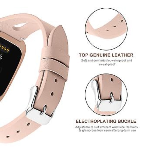 Armband till Fitbit Versa 2 (Aprikos)