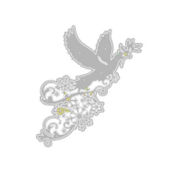 Peacebird Metal Skæreforme Stencil Scrapbooking DIY Album Stempel Papir Kort Prægning ( )