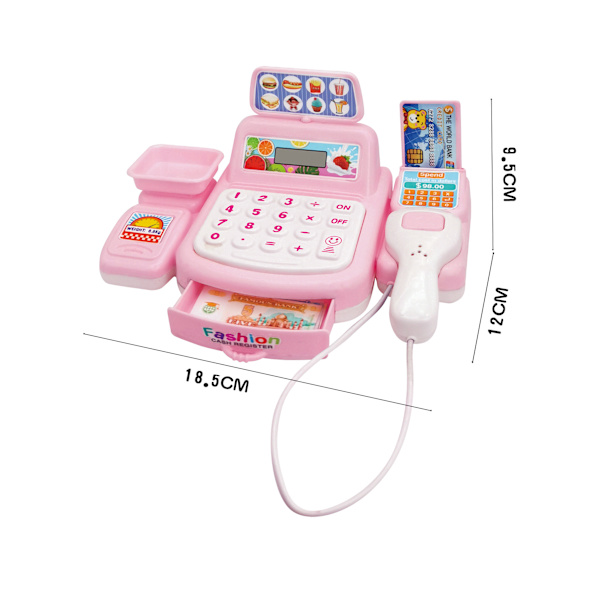 Pink, elektronisk legetøjsbutik med lydeffekter, sup