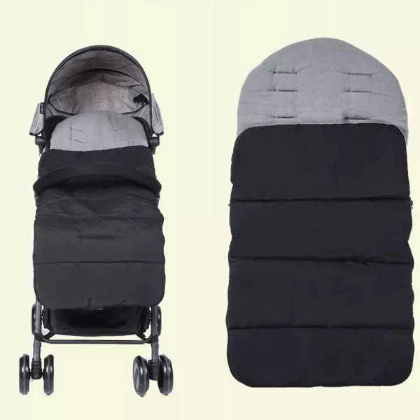 Baby Sovepose (Grå), Universal 3 i 1 Vogntilbehør