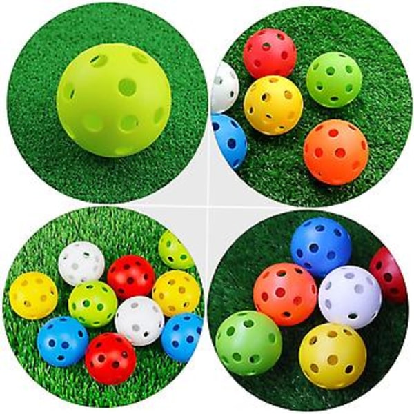 12 st Golfbollar inomhusgolf Inomhusgolfbollar Basebollträning Bollar Luftflödesbollar Lätta bollar
