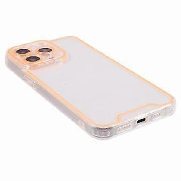 XW-serie For iPhone 14 Pro Max Etui Glitterpulver Støtsikker TPU Telefondeksel med Lysende Design (Stil C)