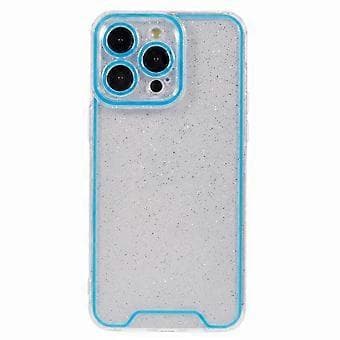 XW-serien for iPhone 14 Pro Max-deksel med glitterpulver, støtsikkert TPU-telefondeksel med lysende design (stil D)