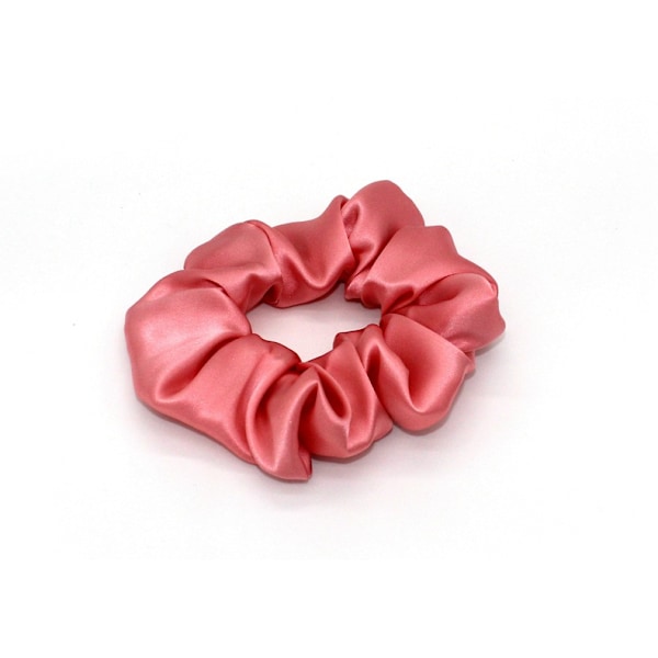 Retro Simple Satin Hiussolmio Candy Väri Elastisen Hiusnauhat