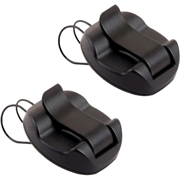 Bil solglasögonhållare, 2-pack solglasögonklämmor för solskydd och