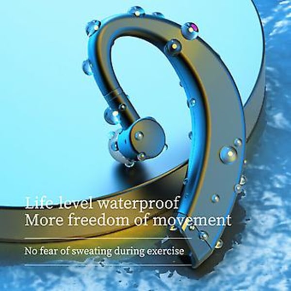 Trådløs Bluetooth 5.0 Ørepropp Støyreduserende Kjøre Trucker Headset Ørepropper (Blå)