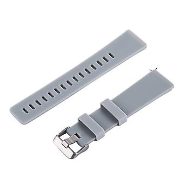 Silikoninen ranneke Fitbit Versa / Versa 2:lle (Harmaa)