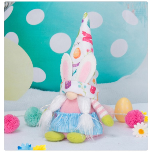 Påskhare Gnome Dekor, Påsk Gnomes, Ansiktslös Påskhare