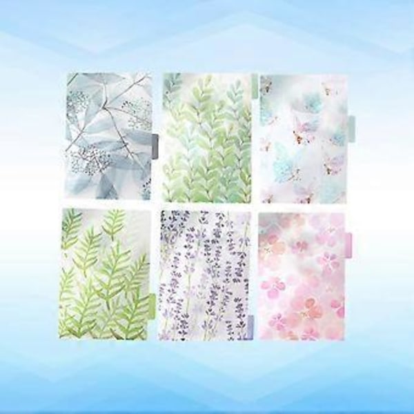 6 stk. A6 Ringbind Happy Planner Budget Indsats A6 Ringbindsdelere Planner Tilbehør