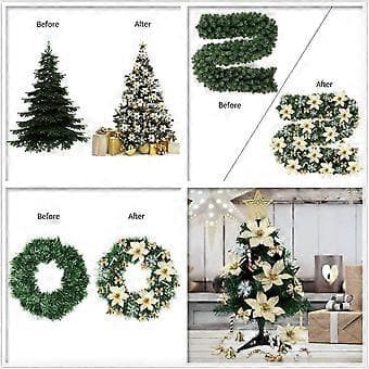 71 stk. Juletræsblomster sæt