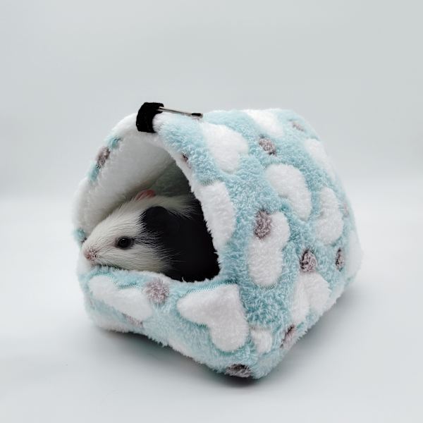 Sängkläder Plysch Mus Liten Hamster Hus Hängmatta Leksak Koja Guinea Pi