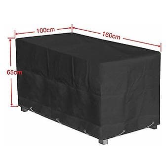 160x100x65cm Svart trädgårdsmöbelskydd Trädgårdsmöbelskydd