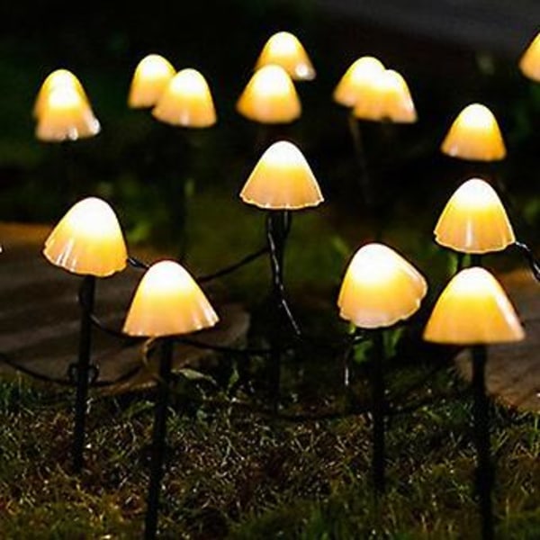 Aurinkopaneelit ulkokäyttöön, Aurinkosienten valot