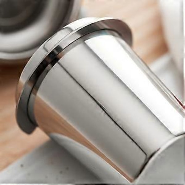 Kaffedoseringskopp i rostfritt stål, pulvermatare för 58 mm espressomaskin (rostfritt stål)