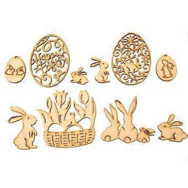 Påskkanin Ägg Metallstansar Schablon DIY Scrapbooking Album Papperskort Mall Form Prägling Hantverk