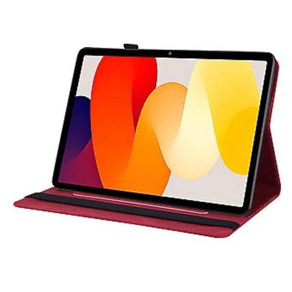 Læder Tablet Etui Til Xiaomi Redmi Pad SE 11 tommer (Rød)