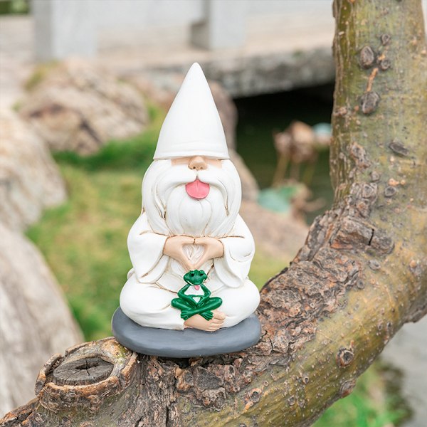 Gnome George med Zen Frø - Denne Havegnom Kombinerer Fred, Tr