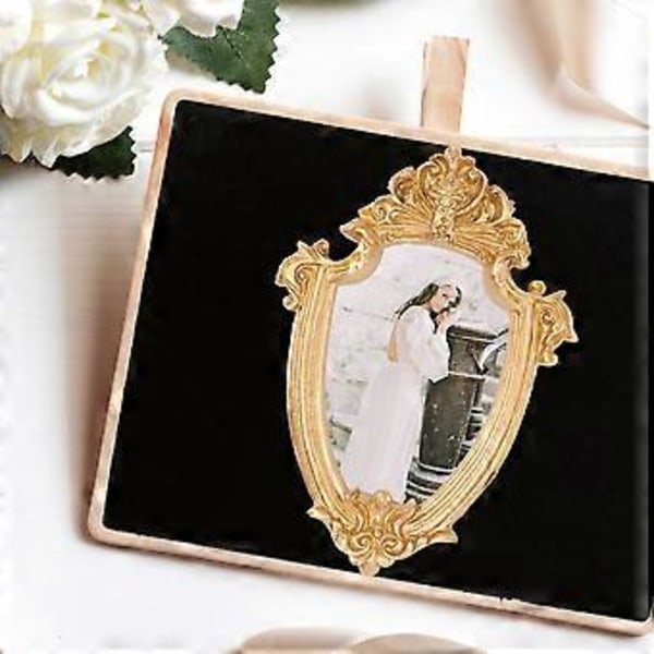 3 stk. Fotoramme Rekvisitter Dekorativ Resin Billedrammer Retro Billedrammer Boligdekorationer