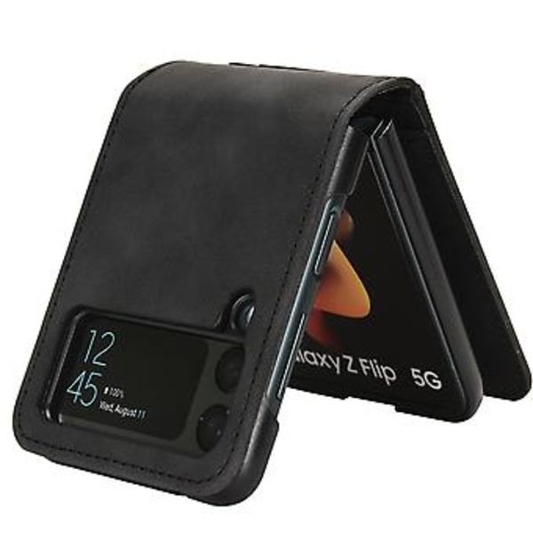 Telefonhus med hudfølelse til Samsung Galaxy Z Flip4 5G til Samsung Galaxy Z Flip4 5G (Sort)