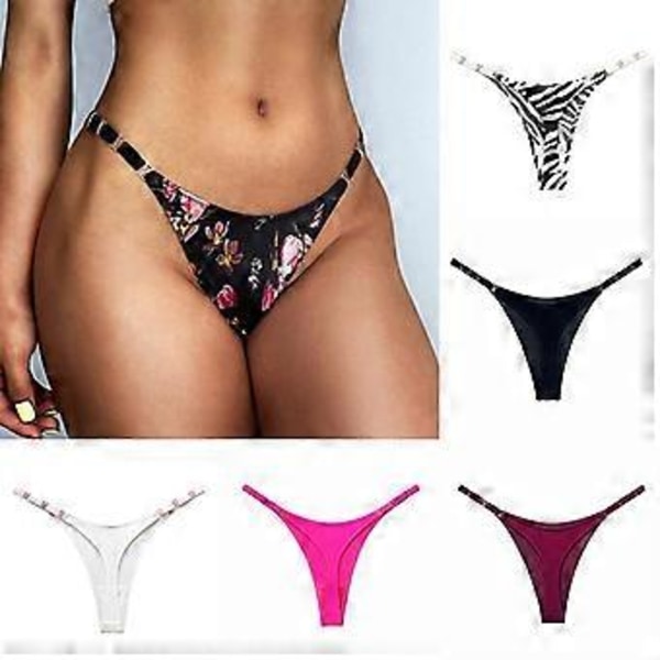 Naisten Fitness Alushousut Stringit Matala Vyötärö Saumattomat Stringit G String Urheilu (L seepra)