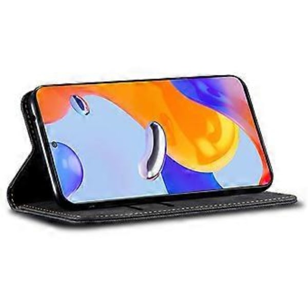 Til Xiaomi Redmi 13C 4G/Poco C65 4G Mobiltelefon Etui Wallet PU Læder Anti-fald Skall (Style B)
