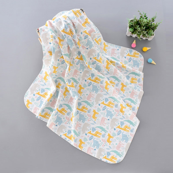 Organisk Swaddle Blanket Bomuld, Blødeste Muslin Swaddle Babytæppe